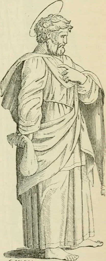An illustration from A handbook of legendary and mythological art, 1872, leaf 243