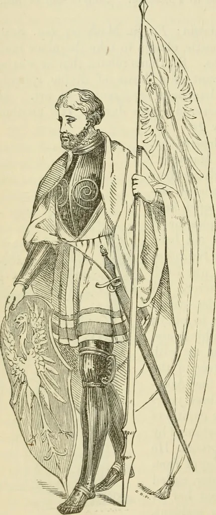 An illustration from A handbook of legendary and mythological art, 1872, leaf 244