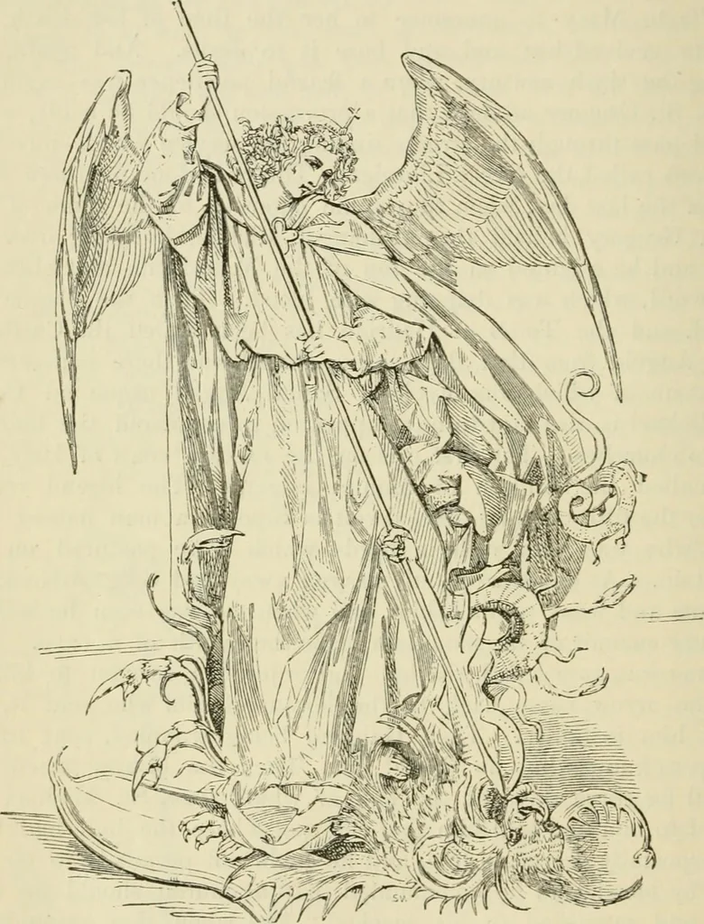 An illustration from A handbook of legendary and mythological art, 1872, leaf 248