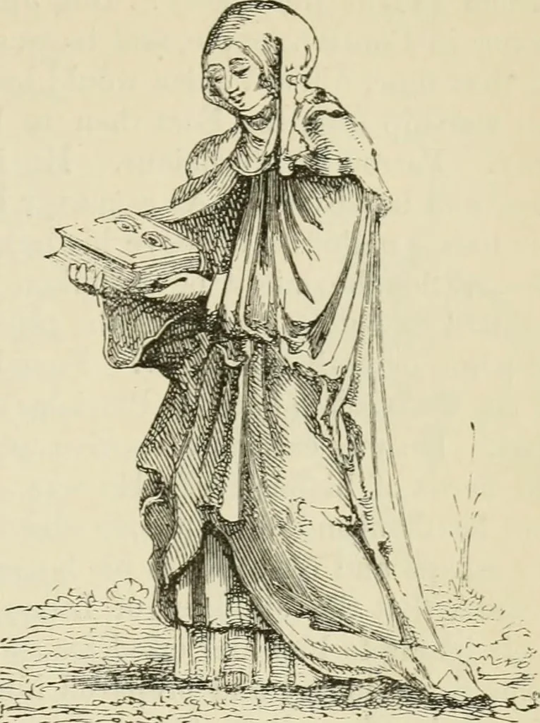 An illustration from A handbook of legendary and mythological art, 1872, leaf 263