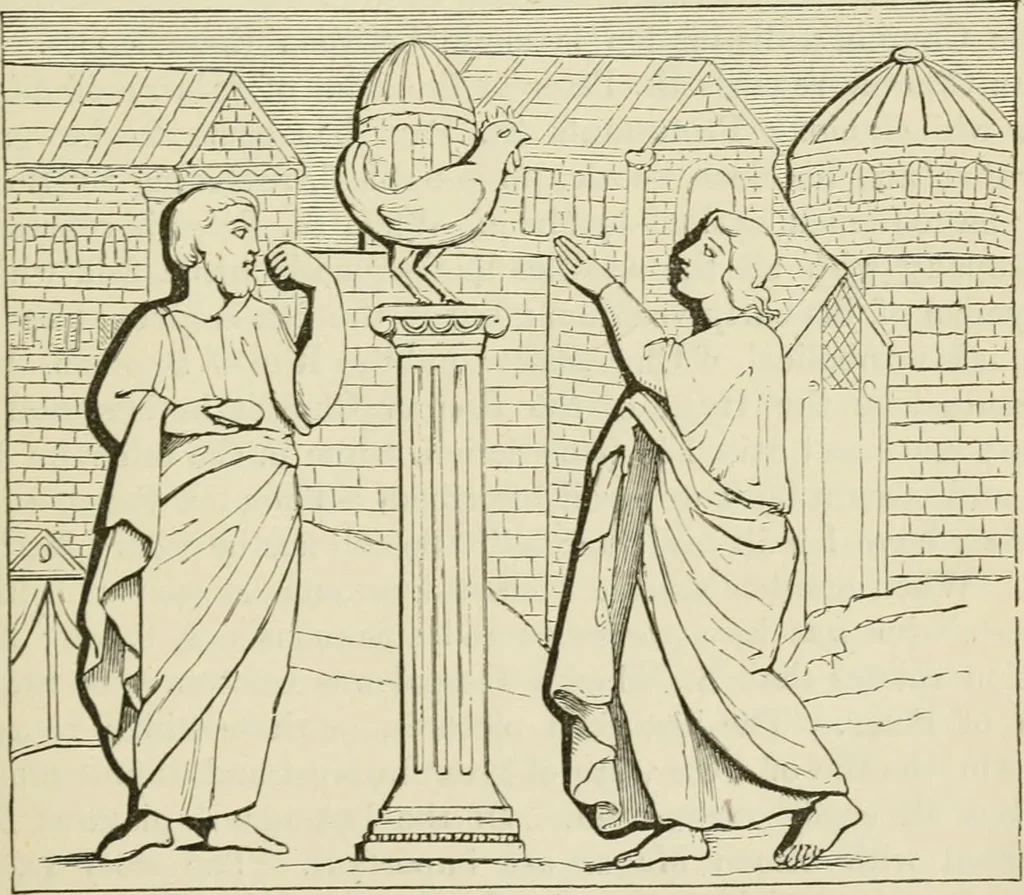 An illustration from A handbook of legendary and mythological art, 1872, leaf 267