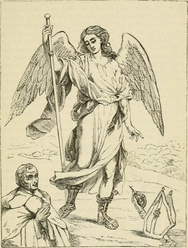 An illustration from A handbook of legendary and mythological art, 1872, leaf 281