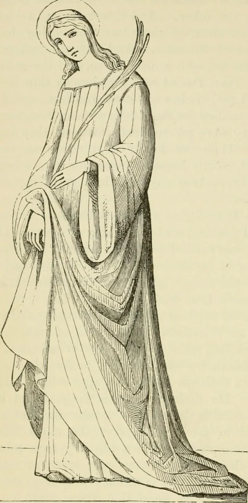 An illustration from A handbook of legendary and mythological art, 1872, leaf 304