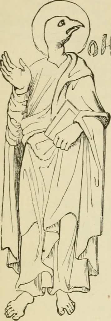 An illustration from A handbook of legendary and mythological art, 1872, leaf 38