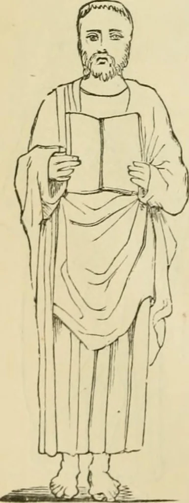An illustration from A handbook of legendary and mythological art, 1872, leaf 38