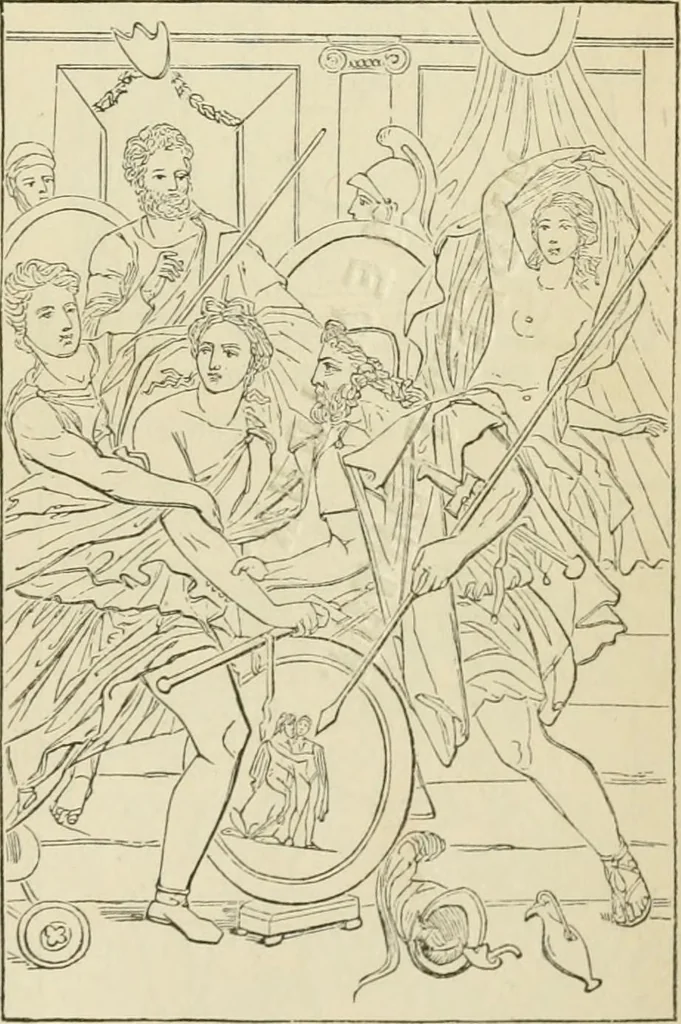An illustration from A handbook of legendary and mythological art, 1872, leaf 437