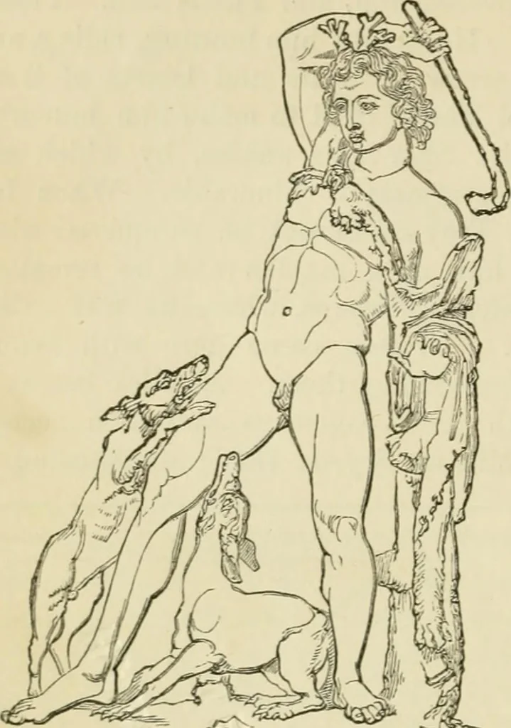 An illustration from A handbook of legendary and mythological art, 1872, leaf 438
