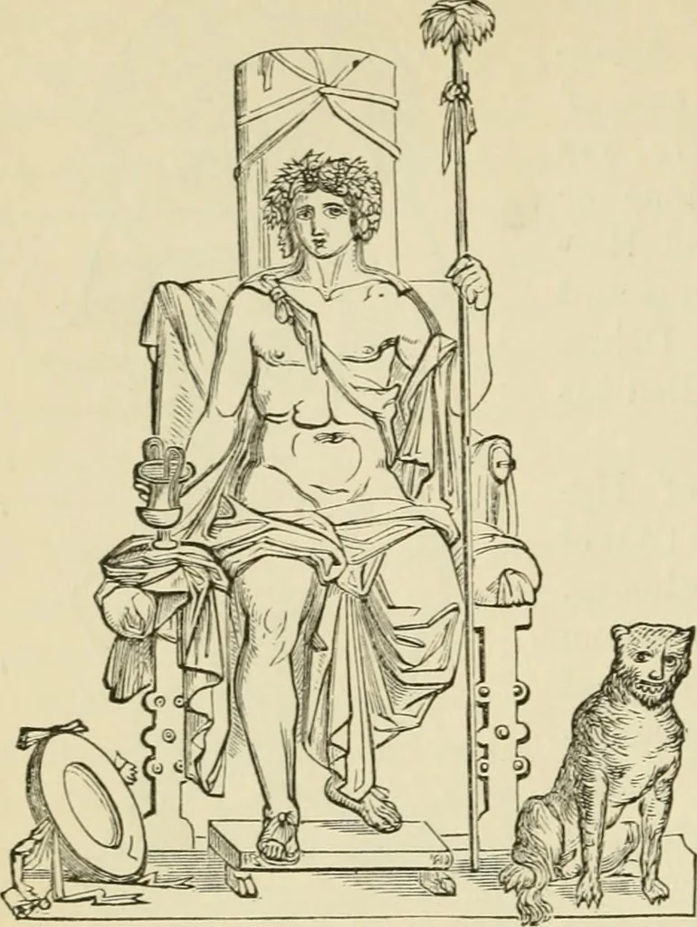 An illustration from A handbook of legendary and mythological art, 1872, leaf 450