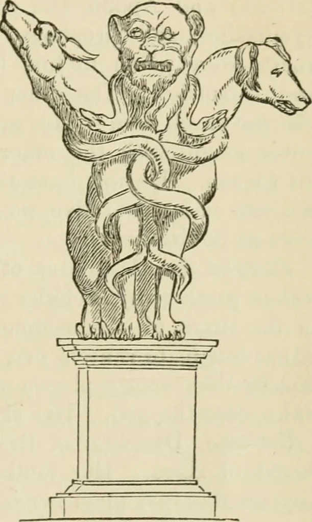 An illustration from A handbook of legendary and mythological art, 1872, leaf 455