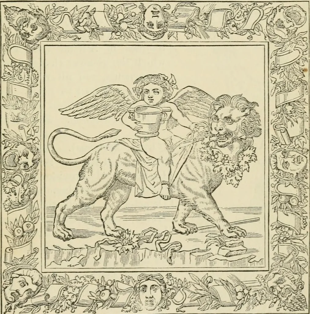 An illustration from A handbook of legendary and mythological art, 1872, leaf 465
