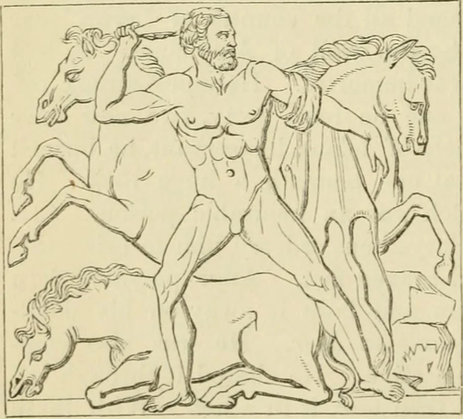 An illustration from A handbook of legendary and mythological art, 1872, leaf 472
