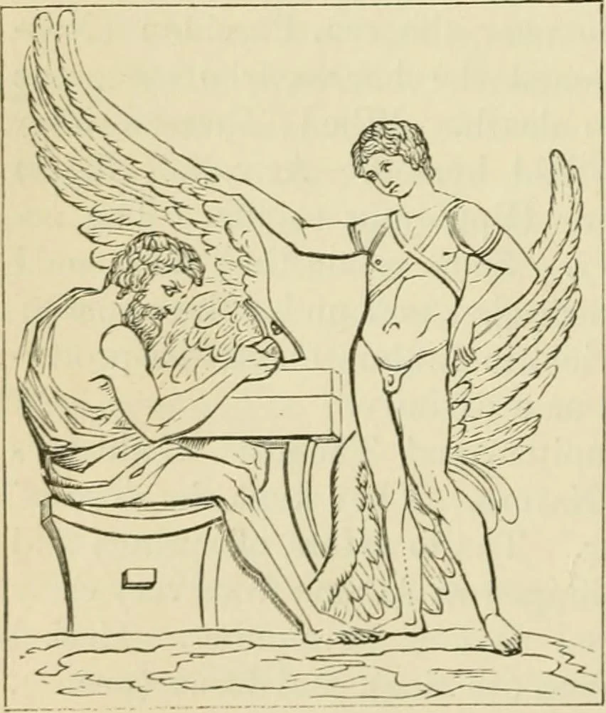 An illustration from A handbook of legendary and mythological art, 1872, leaf 478