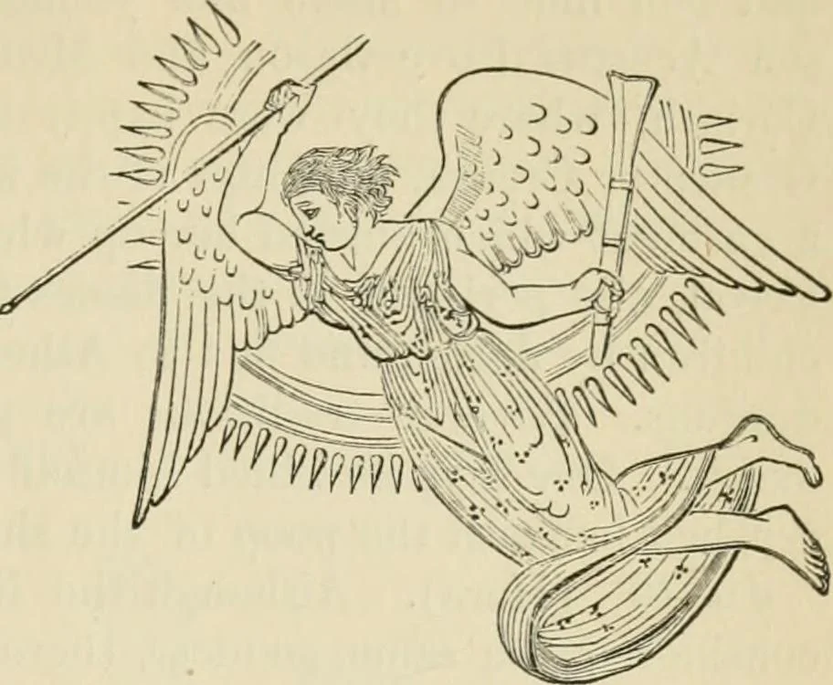 An illustration from A handbook of legendary and mythological art, 1872, leaf 479
