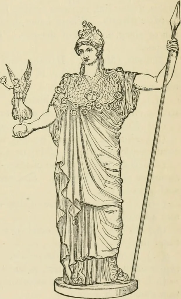 An illustration from A handbook of legendary and mythological art, 1872, leaf 485