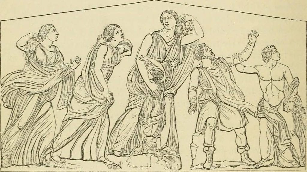An illustration from A handbook of legendary and mythological art, 1872, leaf 488