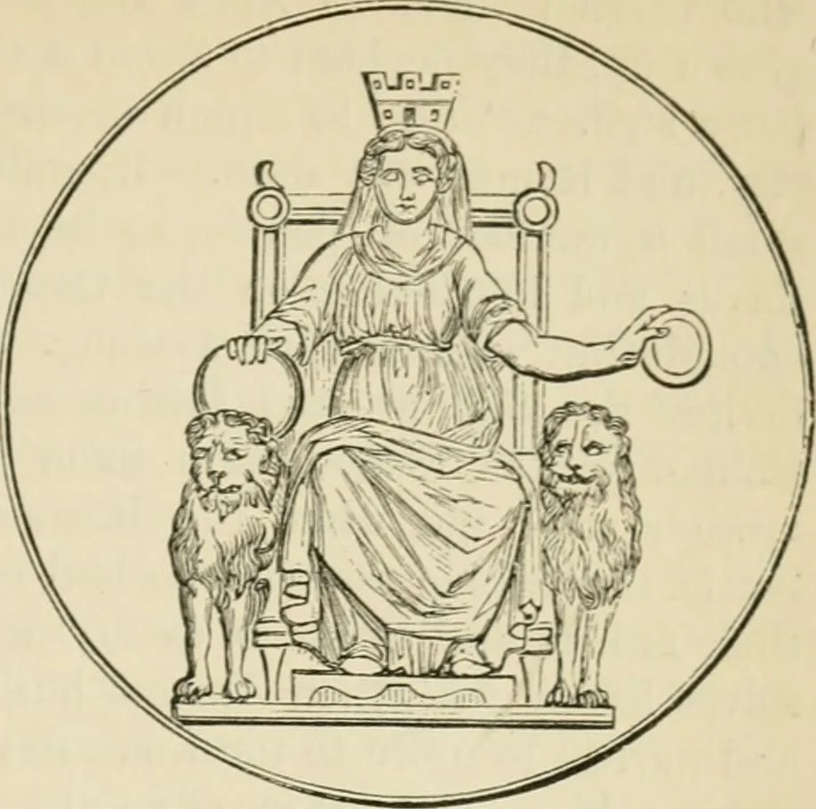 An illustration from A handbook of legendary and mythological art, 1872, leaf 501