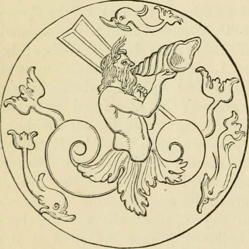 An illustration from A handbook of legendary and mythological art, 1872, leaf 508