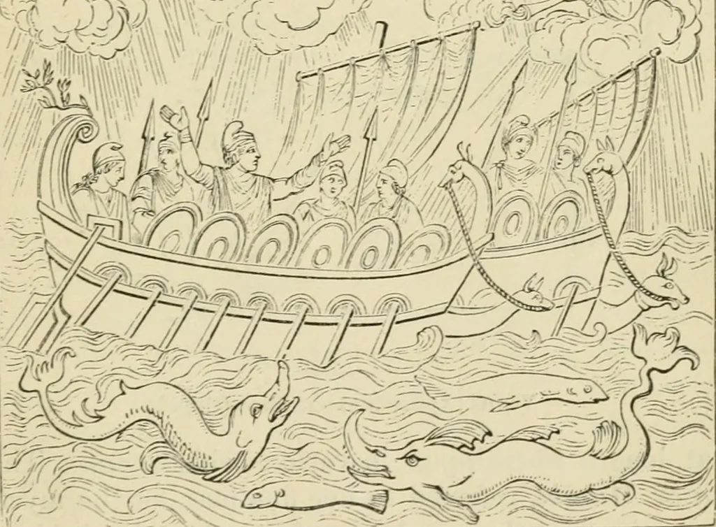 An illustration from A handbook of legendary and mythological art, 1872, leaf 511