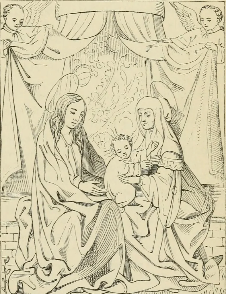 An illustration from A handbook of legendary and mythological art, 1872, leaf 61