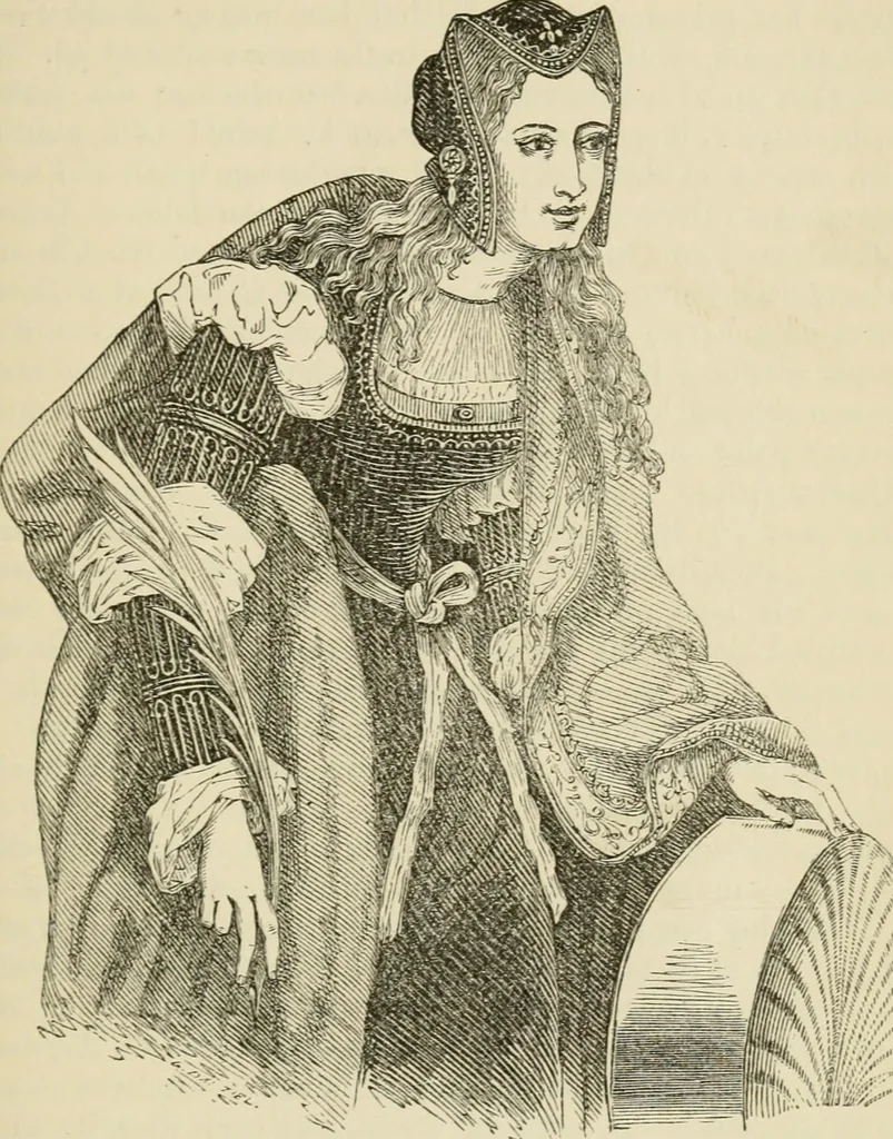An illustration from A handbook of legendary and mythological art, 1872, leaf 91