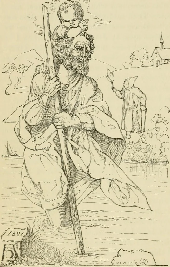 An illustration from A handbook of legendary and mythological art, 1872, leaf 94