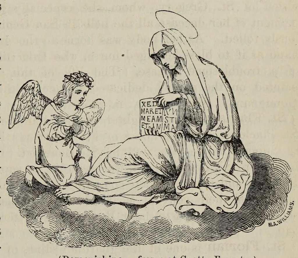 An illustration from A handbook of legendary and mythological art, 1871, leaf 121