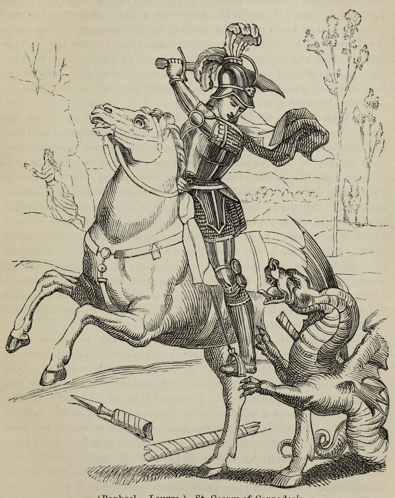 An illustration from A handbook of legendary and mythological art, 1871, leaf 133