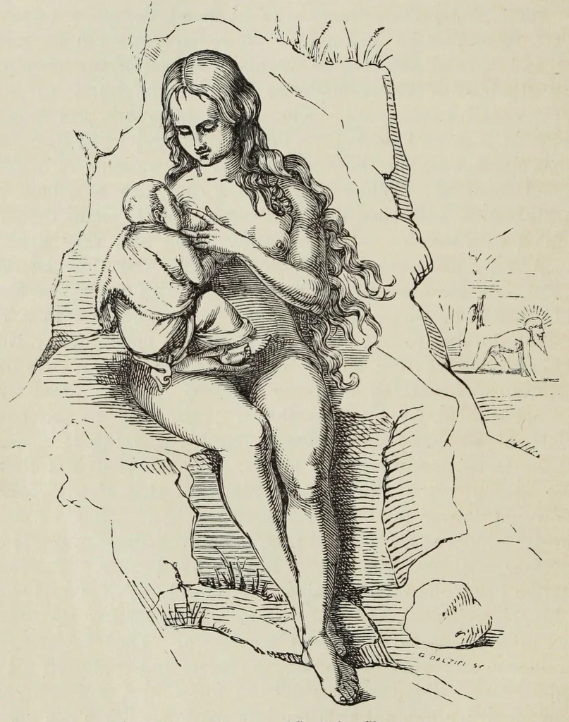 An illustration from A handbook of legendary and mythological art, 1871, leaf 170