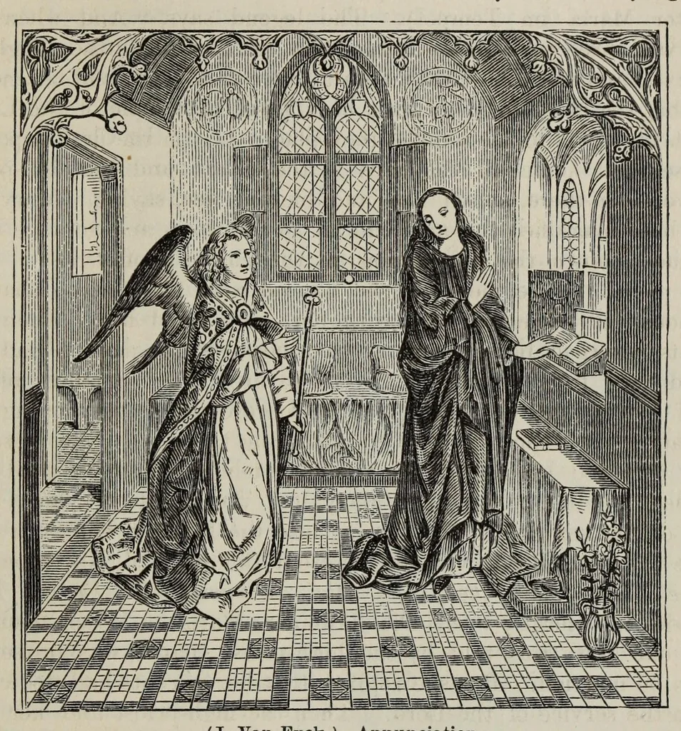 An illustration from A handbook of legendary and mythological art, 1871, leaf 199