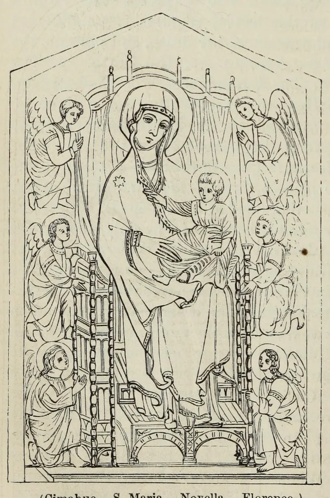 An illustration from A handbook of legendary and mythological art, 1871, leaf 214