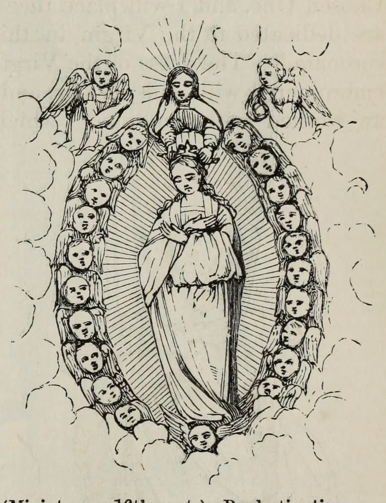 An illustration from A handbook of legendary and mythological art, 1871, leaf 217