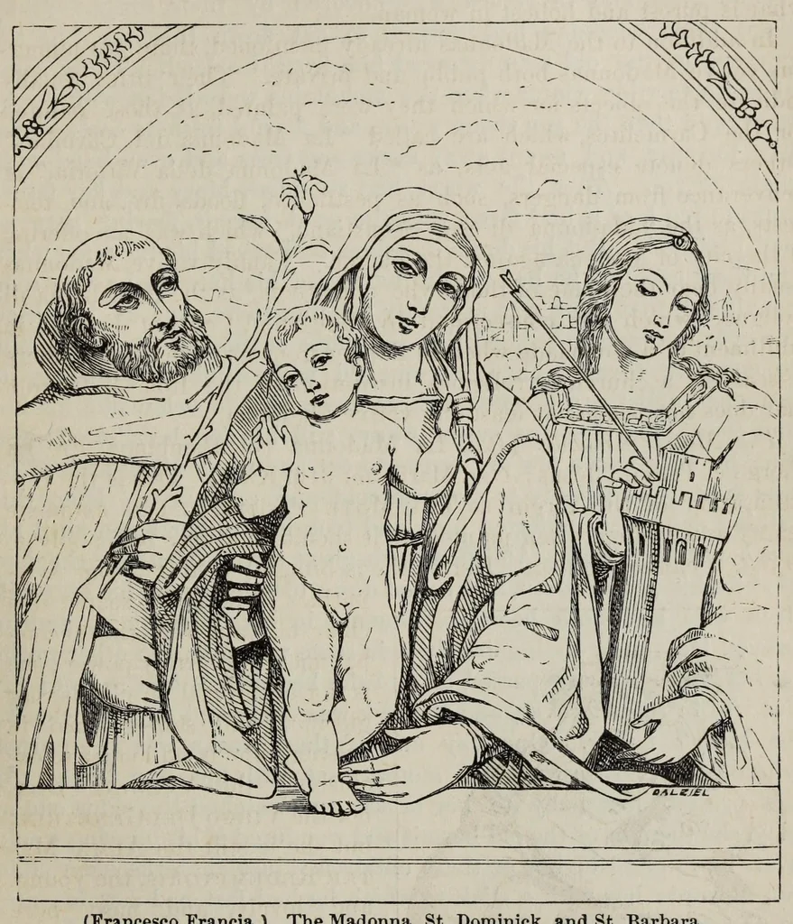 An illustration from A handbook of legendary and mythological art, 1871, leaf 221