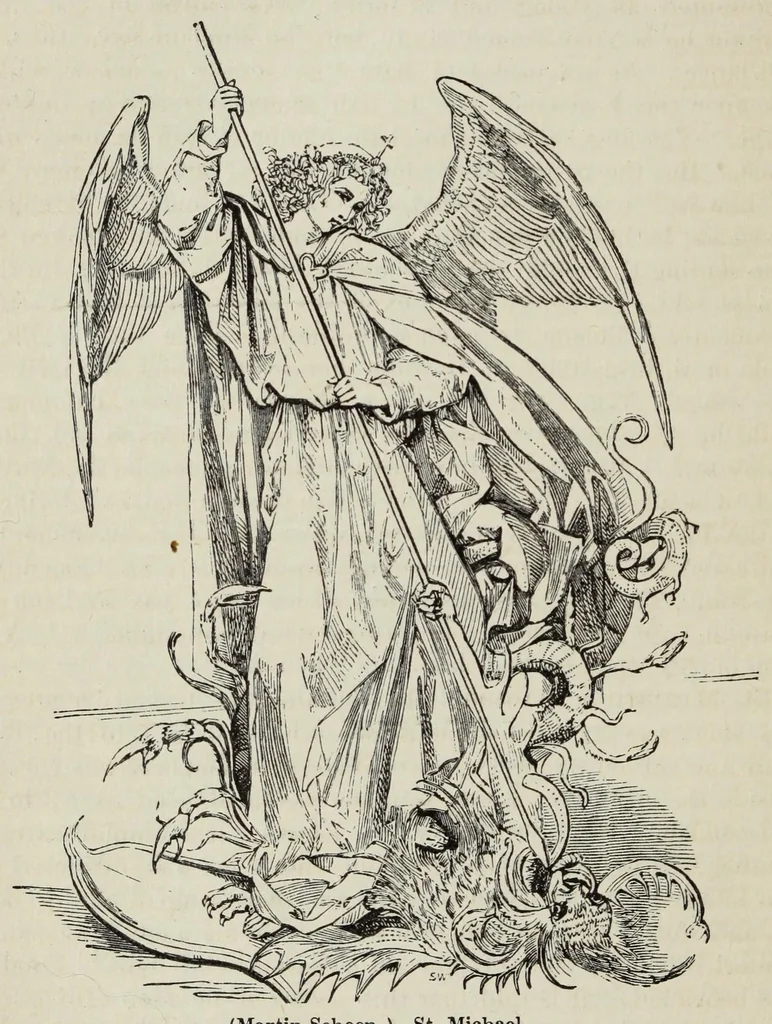 An illustration from A handbook of legendary and mythological art, 1871, leaf 242