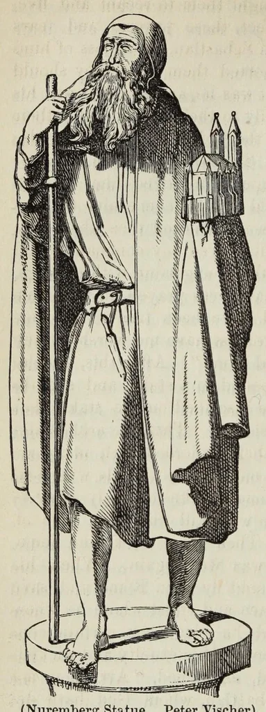 An illustration from A handbook of legendary and mythological art, 1871, leaf 284