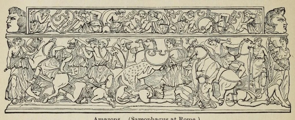 An illustration from A handbook of legendary and mythological art, 1871, leaf 436