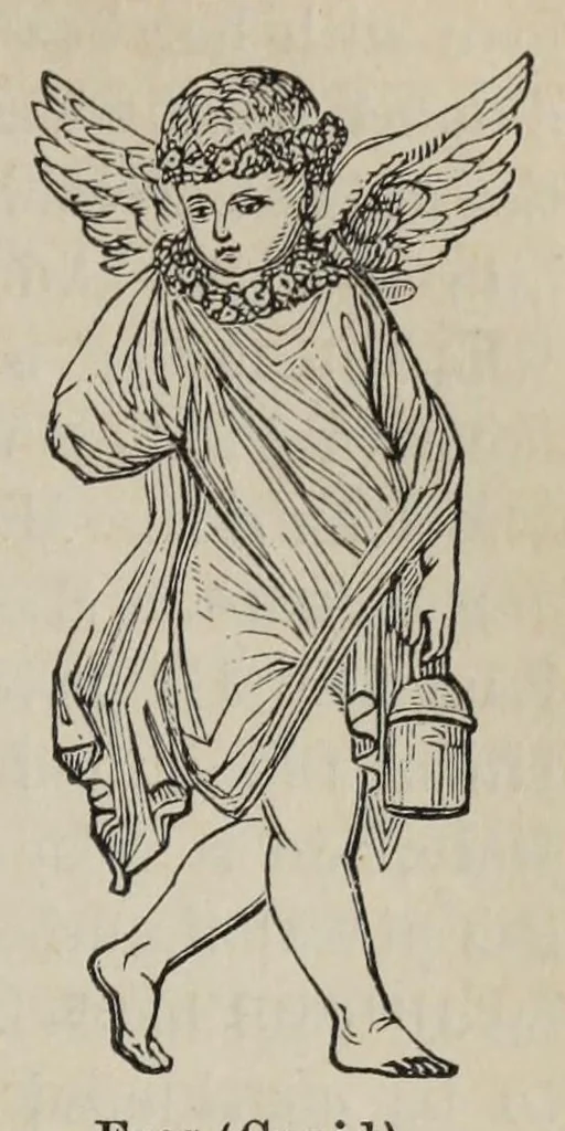 An illustration from A handbook of legendary and mythological art, 1871, leaf 457