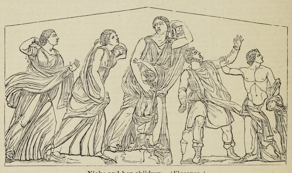 An illustration from A handbook of legendary and mythological art, 1871, leaf 482