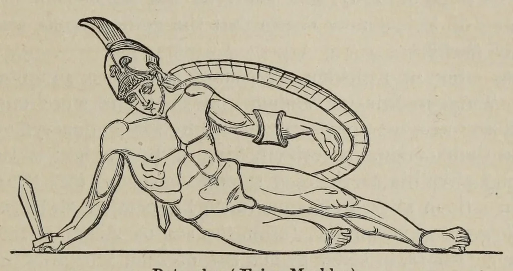 An illustration from A handbook of legendary and mythological art, 1871, leaf 487