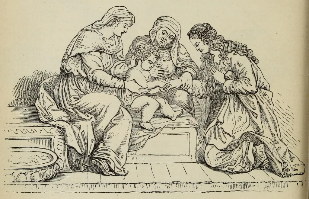 An illustration from A handbook of legendary and mythological art, 1871, leaf 78