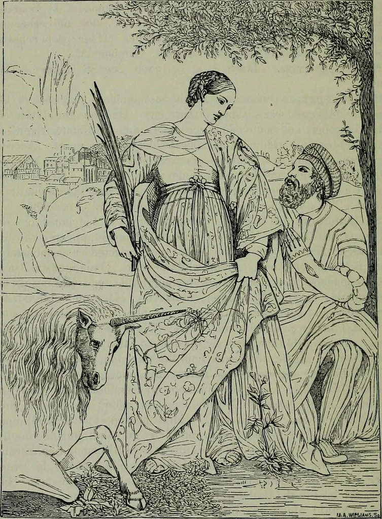 An illustration from A handbook of legendary and mythological art, 1872, leaf 101