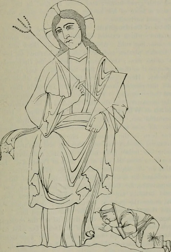 An illustration from A handbook of legendary and mythological art, 1872, leaf 108