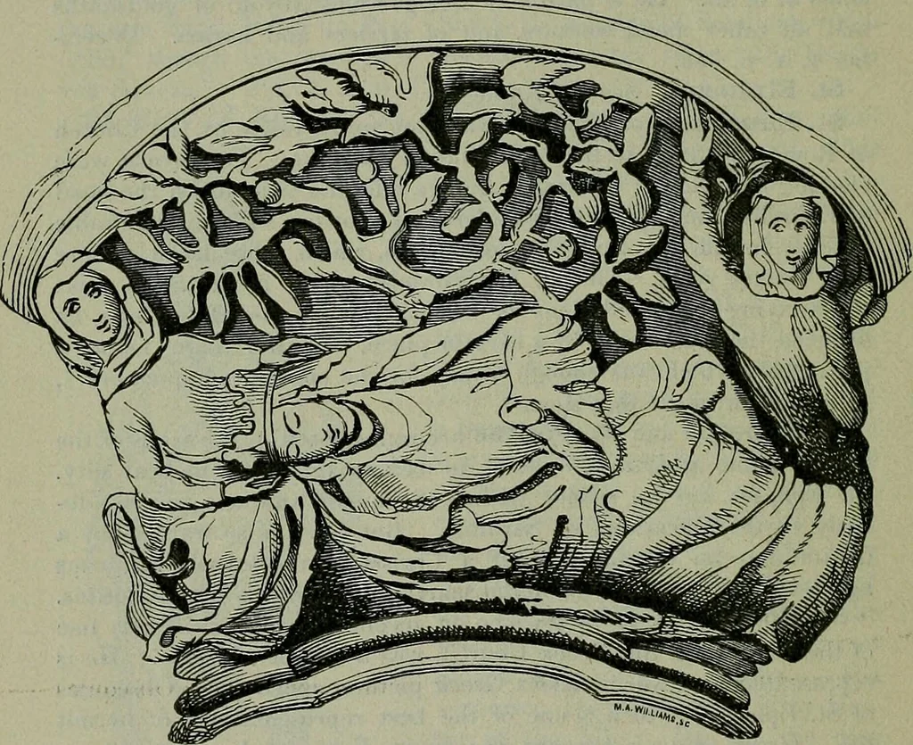 An illustration from A handbook of legendary and mythological art, 1872, leaf 117