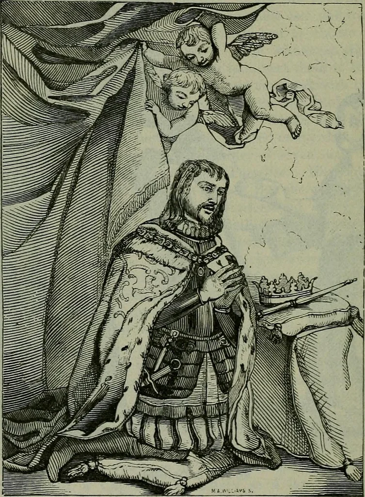 An illustration from A handbook of legendary and mythological art, 1872, leaf 123