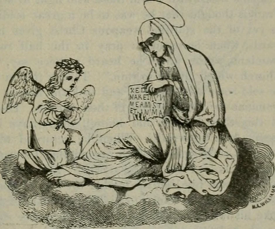 An illustration from A handbook of legendary and mythological art, 1872, leaf 126