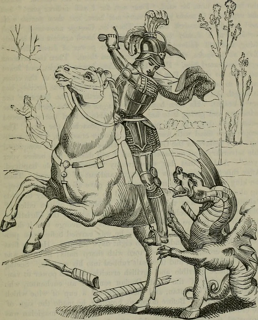 An illustration from A handbook of legendary and mythological art, 1872, leaf 138