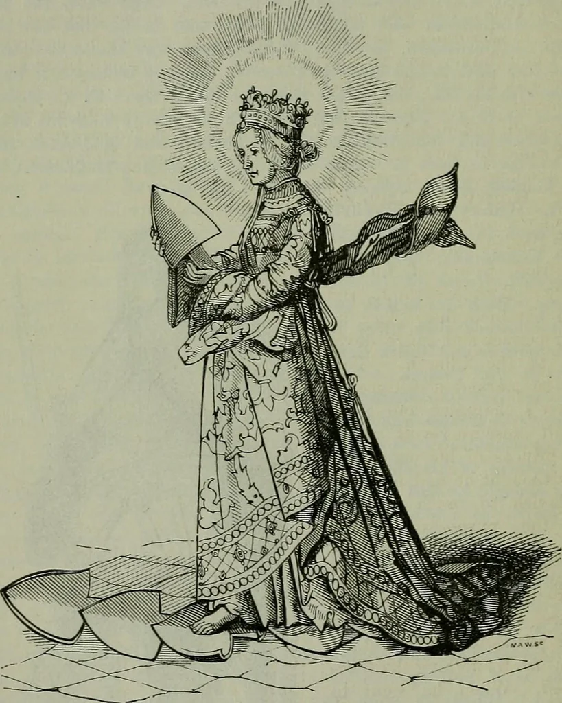 An illustration from A handbook of legendary and mythological art, 1872, leaf 151