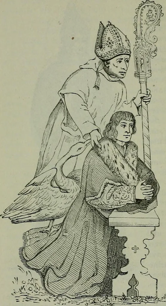 An illustration from A handbook of legendary and mythological art, 1872, leaf 155