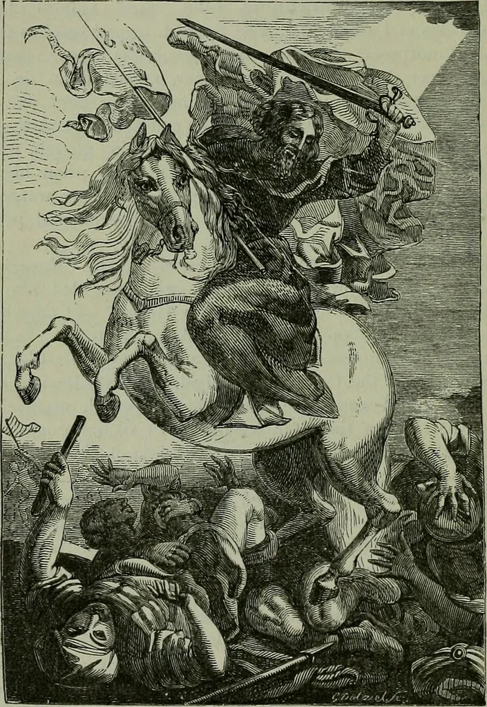 An illustration from A handbook of legendary and mythological art, 1872, leaf 161