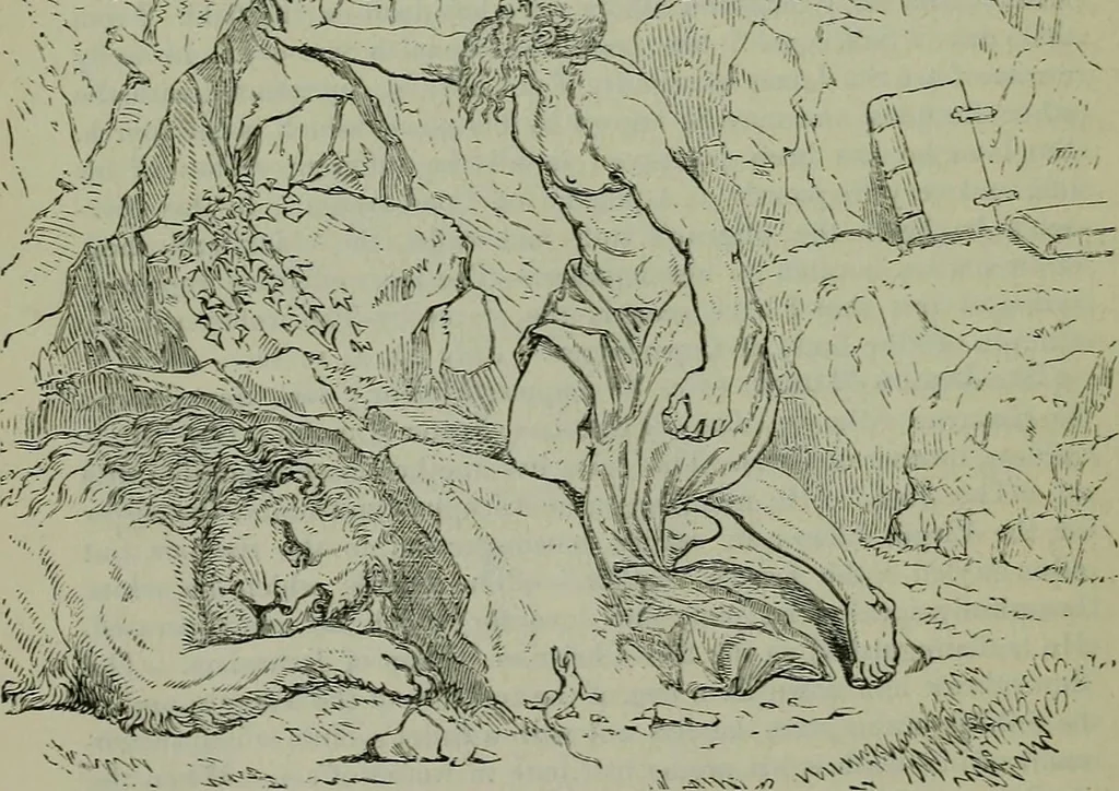 An illustration from A handbook of legendary and mythological art, 1872, leaf 165
