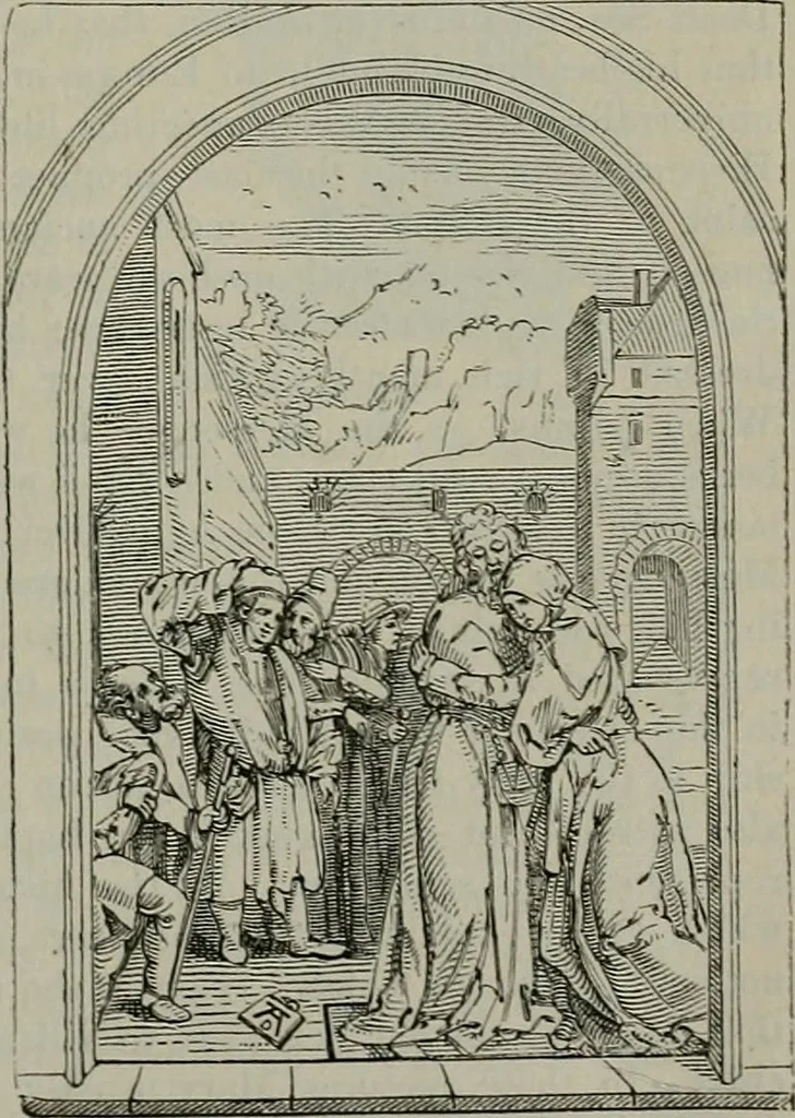 An illustration from A handbook of legendary and mythological art, 1872, leaf 168